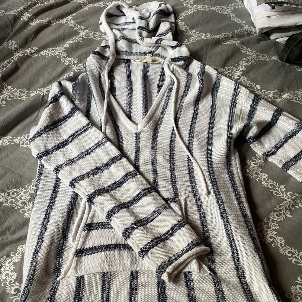 Bright striped sweater